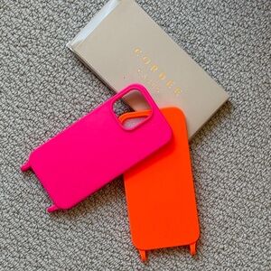 Pink and Orange Phone Case Set
